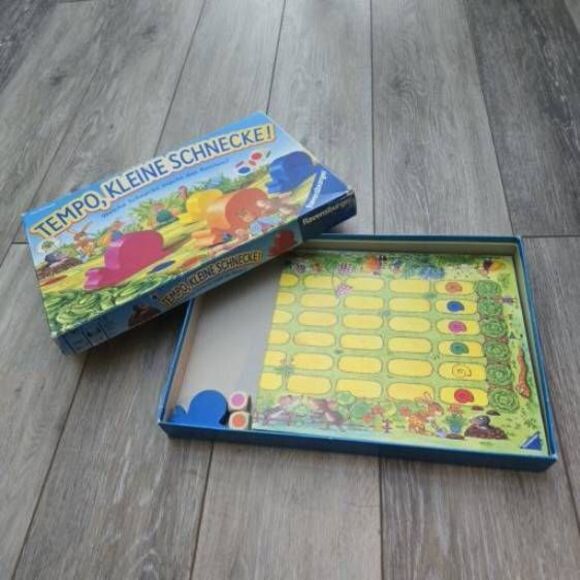 Snails Pace Race Game in German vintage game TEMPO, KLEINE SCHNECKE! - Picture 2 of 12